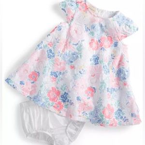 Rosette Floral Dress